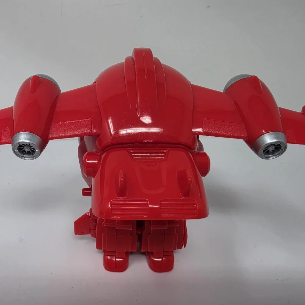 Super Wings Jett Airplane Plane Red White FLAW: MISSING ARMS
